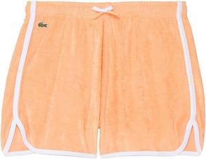 Lacoste девичьи шорты с цветными блоками из букле на шнурке, Cina