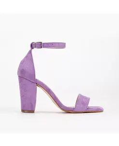 Джесс высокие каблуки сандалии Forever & Always Shoes, фиолетовый