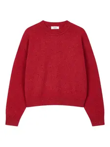 Свитер в мелкую точку Studio Tomboy, красный