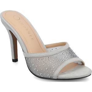 Вечерние туфли Hensley с открытым носком Journee, серебряный