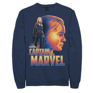 Мужская футболка Marvel Captain Marvel Bold Sunset Portrait