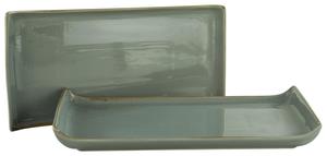 Блюдо Creatable, 16,5x33 см, серый