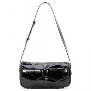 GUESS Искусственная кожа Сумка через плечо Средний размер Женская Черная, Black