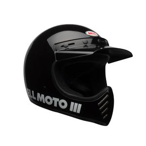 Полнолицевой шлем без сертификации из композитного волокна для мотоциклетных поездок BELL, черный