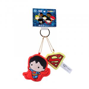 Подвеска плюшевая Justice League с динамиком, герои мультфильмов Superman Batman, высота 8см HUGKIS