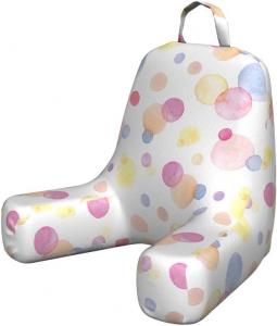 Наволочка для подушки для чтения Ambesonne пастельных тонов, с рисунком в виде капель и точек акварельной краски, в романтическом, красочном стиле, без наполнителя, из мягкой ткани, маленький размер, многоцветная., Multicolor