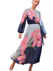 Love & roses Платье в цвете Navy, Sky Blue