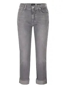 Джинсы с пятью карманами 7 For All Mankind, серый