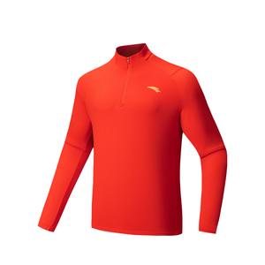 ANTA Длинный рукав, вязаный свитер для мужчин, Blazing Red