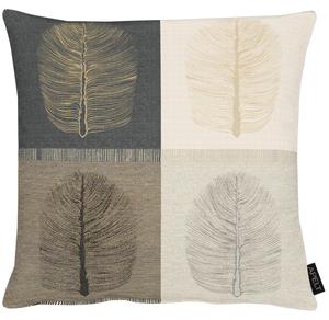 Декоративная подушка 45/45 см Apelt, серо-коричневый/натуральный/серый