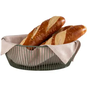 Корзина для хлеба APS «SVART», (1 шт.), 24 x 19 см, В: 8 см, цвет smoke green