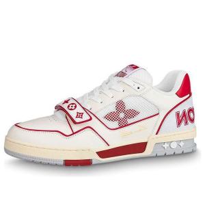 Кроссовки lv trainers 'red mesh' Louis Vuitton, белый