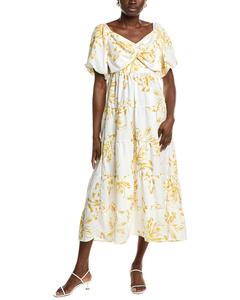 Айппонелли Многослойное миди-платье IPPONELLI, белый