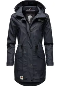 Уличная куртка Navahoo "Deike", с капюшоном, модный женский уличный плащ, синий