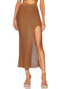 Юбка макси Michael Costello x REVOLVE Sylvan, цвет Dark Sand