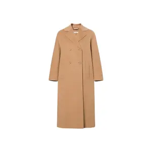 Двубортное пальто с длинными рукавами 'S MAX MARA, коричневый