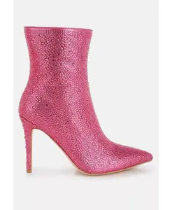 Ботфорты Anun с украшением из страз London Rag, розовый