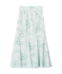 Расклешенная юбка с цветочным принтом Jill By Jill Stuart, цвет Green