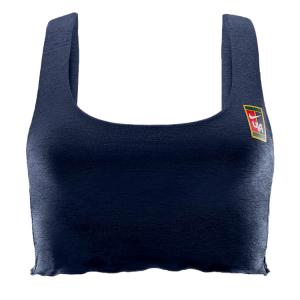 Кроп-топ Yoon с лого-нашивкой Nike, синий