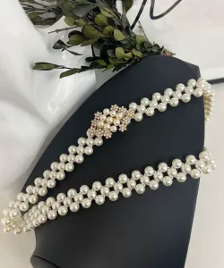 Резиновый пояс в форме ромба Pourvous, цвет Gold