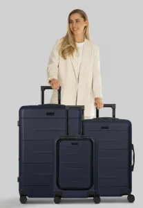 Набор из 4 рулонов london 3teilig mit dehnfalte, багажный комплект Police, Dark Navy