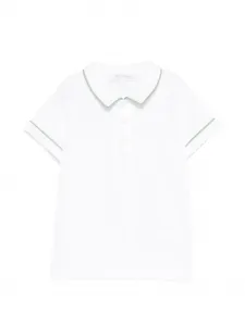 Поло с контрастной отделкой Mariella Ferrari, белый