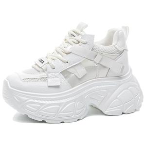 Низкие массивные кроссовки женские POOQ, белый