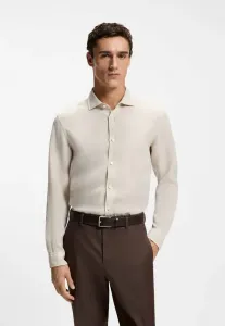 Рубашка лиама Boss, Open Beige Six