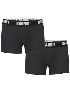 Brandit Боксерские шорты «Boxer Shorts Logo 2 Pack» черного цвета