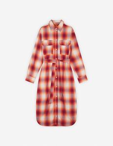 Платье-рубашка оверсайз от Maison Kitsune