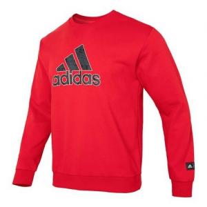 Толстовка adidas Cm Gfx Crew 'Red Black', красный