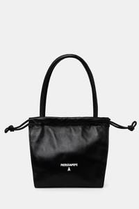 Кожаная сумка Patrizia Pepe, черный