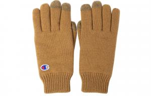 Вязаные перчатки унисекс цвета хаки Champion