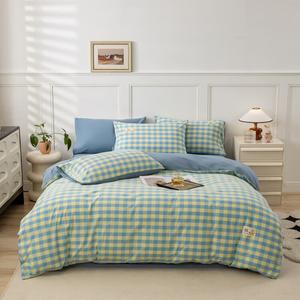 LUOLAI HOME Комплект постельного белья 4 предмета: простыня 245x27 см, простыня, наволочки 48x74 см, пододеяльник 200x230 см