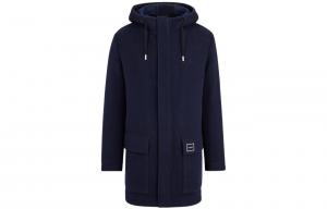 HUGO BOSS Синее мужское пальто, Blue