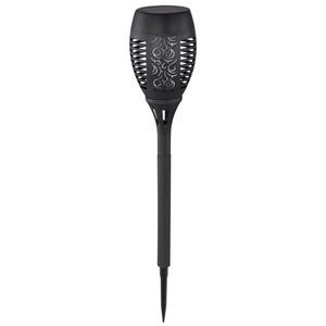 Globo Lighting Уличный светодиодный светильник с эффектом солнечного огня, черный