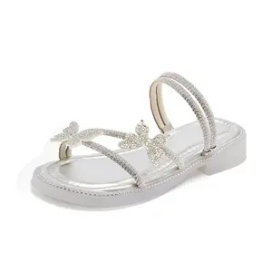 MADALLO Женские сандалии на одной застежке серебристые, цвет Silver