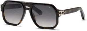 Солнцезащитные очки Philipp Plein SPP 148 M 0722, цвет «Блестящая темно-гавана»