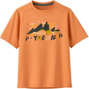 Футболка Grade School с круглым вырезом Moderate Patagonia, желтый peach
