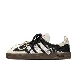 Adidas Кроссовки для скейтбординга VL COURT 2.0 IC77 Bubble Gothic, износостойкие, низкие, унисекс, черно-коричневые