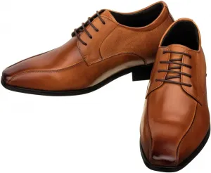 Мужские невидимые обувные вставки для увеличения роста TOTO - Черные кожаные классические оксфорды на шнуровке - Увеличение роста на 5,5 см - Модель Y6363 - Размер 8 D(M) US No Brand, коричневый