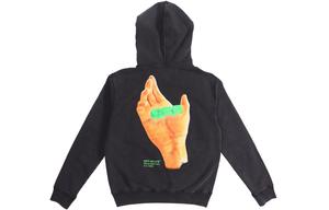 Толстовка с капюшоном с принтом руки и логотипа Off-White