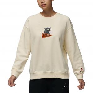 Бруклин Флисовая Толстовка Женская Кокосовое Молоко Jordan