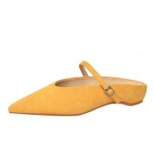 Bamiti Женские закрытые тапочки желтые, цвет Yellow