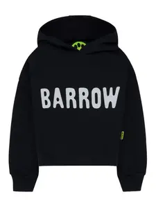 Худи с логотипом Barrow kids, черный