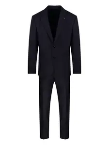 Костюм с лацканами Lardini, черный