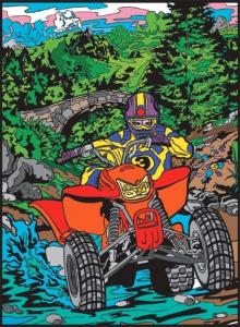 Раскраска Бархат, четверка Painting Velvet