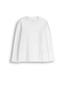 Рубашка с длинными рукавами белого цвета Coccodrillo