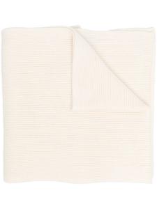 Diesel шарф K-Coder в рубчик, нейтральный цвет