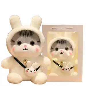 Милые плюшевые куклы котят с завязывающимися бантиками Dolls and bears dance